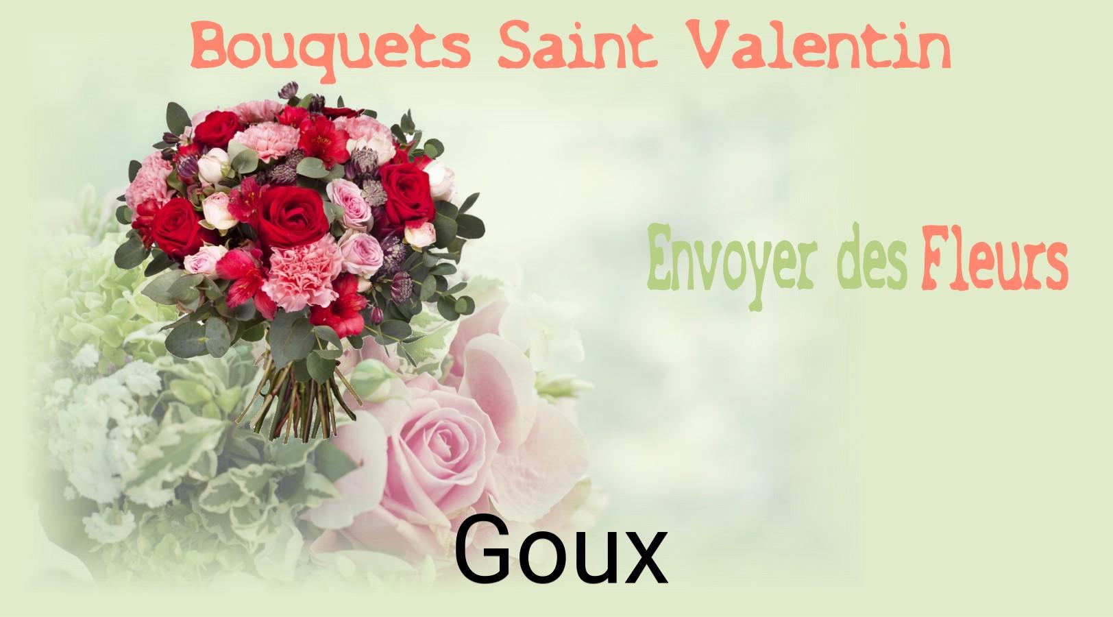 Roses de Saint-Valentin livrées à Goux
